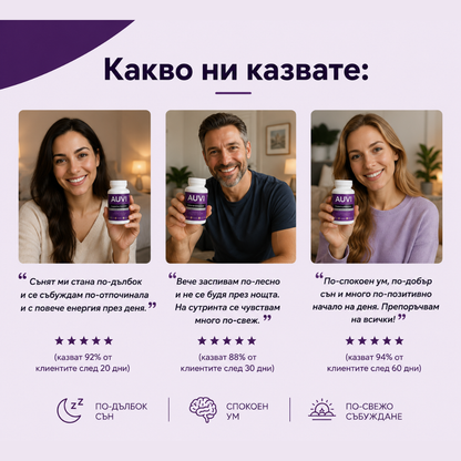 AUVI Sleep – 60 капсули за качествен и спокоен сън
