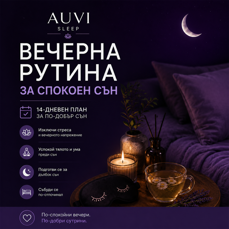 Вечерна рутина за спокоен сън